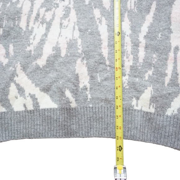 Rails Virgo Womens Crewneck Cozy Sweater Small Gray Tie Dye Long Sleeve - Picture 10 of 10